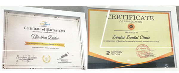 Dentos cam kết chỉ sử dụng răng toàn sứ nhập khẩu chính hãng